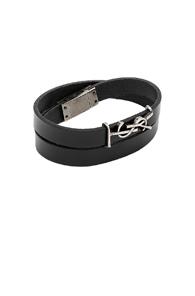 Saint Laurent Bracelet In Black