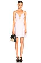 Giambattista Valli Scalloped Mini Dress In Pink,purple