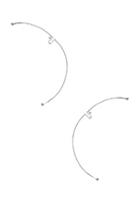 Y/project Semi Hoop Earring In Metallic