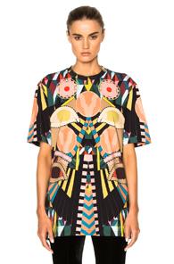 Givenchy Crazy Cleopatra Printed Jersey Tee In Abstract