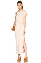 James Perse Long Pocket Tee Dress In Neutrals