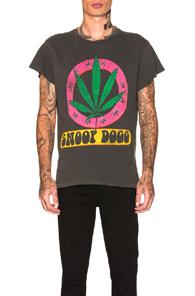Madeworn Snoop Dog Crew Tee In Abstract,gray
