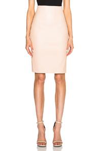 Theperfext Amsterdam Stretch Leather Skirt In Neutrals