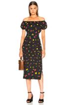 Caroline Constas Calla Dress In Black,floral