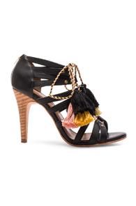 Ulla Johnson Nati Caged Heel In Black