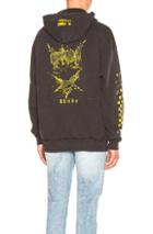 Rhude Rhacer Hoodie In Gray,geometric Print,yellow