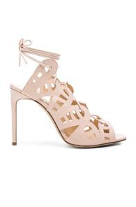 Bionda Castana Hazel Leather Heels In Neutrals,pink