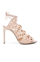Bionda Castana Hazel Leather Heels In Neutrals,pink