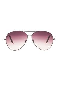 Victoria Beckham Classic Aviator In Purple