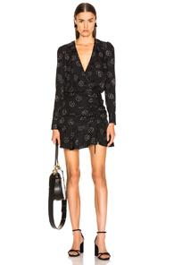Veronica Beard Anders Dress In Black,floral