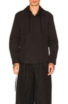 Craig Green Workwear Handle Hood Shirt In Black