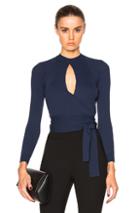 Lover Unity Wrap Top In Blue