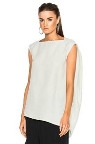 Rick Owens Nouveau Top In Gray,neutrals