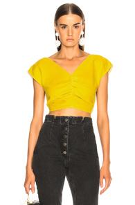 Rachel Comey Pier Top In Yellow