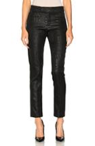 Smythe Velvet Cig Pant In Black