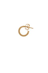 Afin Atelier Small Single Hoop Earring In Metallics