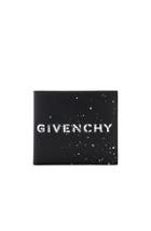Givenchy Graffiti Logo Billfold In Black