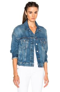 Acne Studios Lab Denim Jacket In Blue