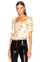 Brock Collection Tao Top In Floral,neutral