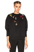 Alexander Mcqueen Obsess Sweatshirt In Black
