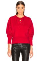Isabel Marant Etoile Kaylyn Sweater In Red