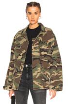 Adaptation Army Jacket In Abstract,green
