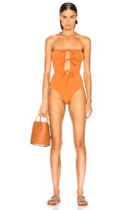 Solid & Striped Paula Swimsuit In Orange