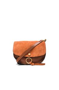 Chloe Medium Suede Kurtis Bag In Brown