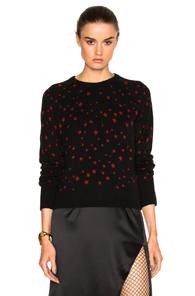 Equipment X Kate Moss Ryder Crew Sweater In Black,geometric Print