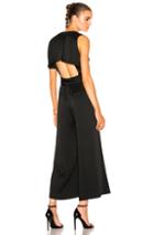 Marissa Webb Connie Satin Crepe Jumper In Black