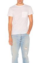 Re/done 1960s Slim Pocket Tee In White