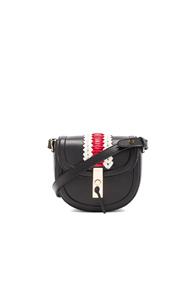 Altuzarra Ghianda Saddle Mini Embroidered In Black