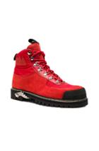 Off-white Hiking Suede Cordura Boots In Red