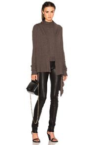 Rick Owens Classic Knit Wrap In Gray