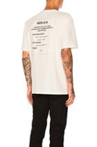 Maison Margiela Jersey Tag Tee In White