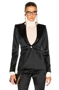 Smythe Peaked Lapel Blazer In Black