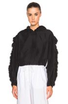 3.1 Phillip Lim Flare Sleeve Anorak Jacket In Black