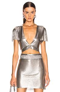 Fannie Schiavoni Diane Top In Metallic