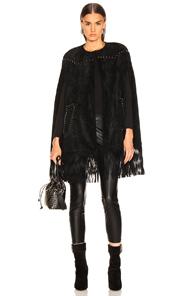 Laurel & Mulholland Electric Ladyland Cape In Black