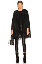 Laurel & Mulholland Electric Ladyland Cape In Black