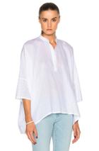 Helmut Lang Short Sleeve Squa Top In White