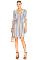 Ag Adriano Goldschmied Anna Dress In Blue,stripes