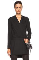 Helmut Lang Ascend Viscose-blend Top In Black