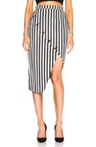 Altuzarra Paul Bert Skirt In Black,stripes