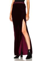 Nili Lotan Maya Maxi Skirt In Red
