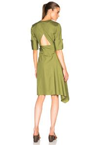 3.1 Phillip Lim Short Sleeve Dress In Green