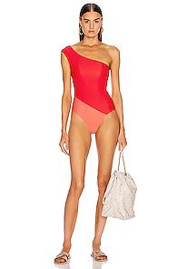Sebastien Romy Swimsuit In Orange,red