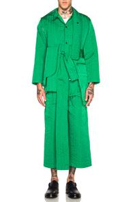 Craig Green Quilted Ex Jacket In Green