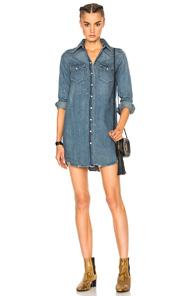 R13 Cowboy Dress In Blue