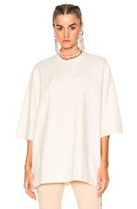Fenty By Puma Oversized Crewneck Tee In Neutrals